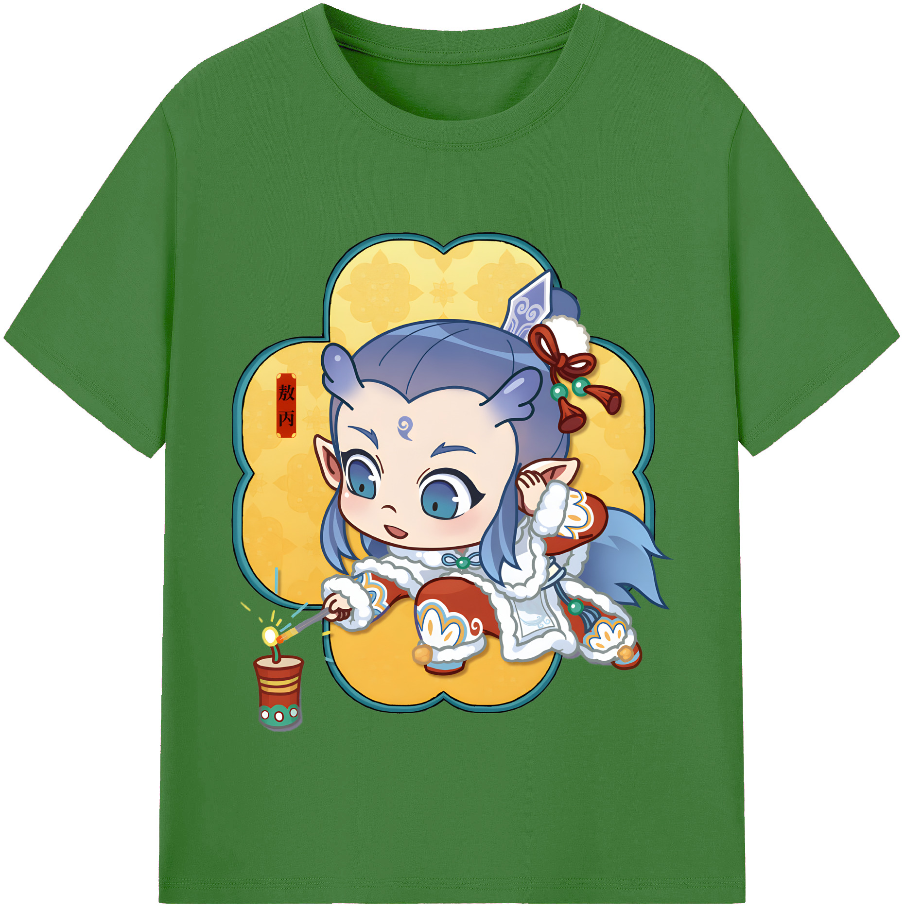 （画像用） Ne Zha 2 ナタ 魔童の大暴れ レディースカジュアルプリントTシャツ（綿100％）
